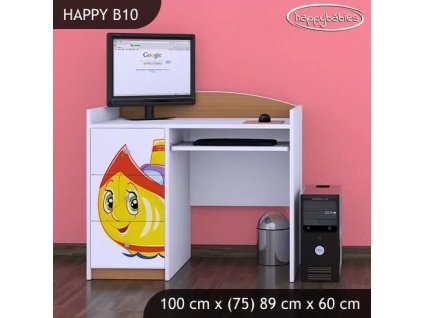 Psací stůl Happy B10 - loď (Barva bílá)