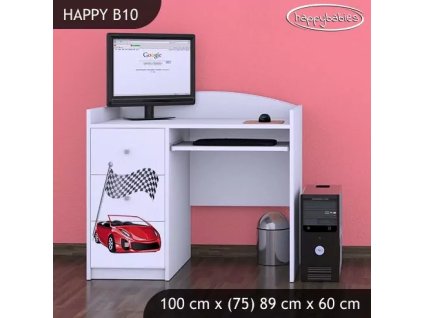 Psací stůl Happy B10 - závod (Barva bílá)