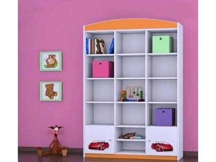 Regál Happy RW16 - závod (Barva bílá)