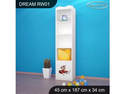 Regál Dream RW01 - závodníci (Barva bílá)