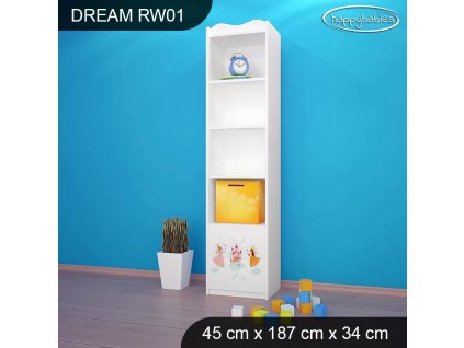 Regál Dream RW01 - palác (Barva bílá)
