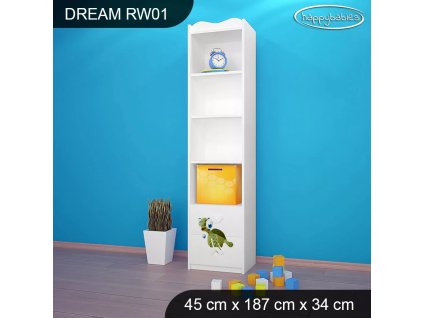 Regál Dream RW01 - rybičky (Barva bílá)