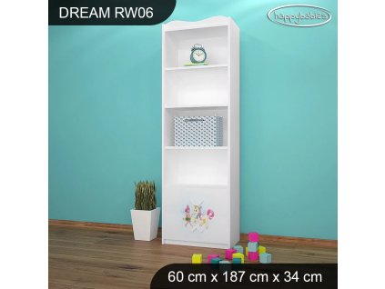 Regál Dream RW06 - pony (Barva bílá)