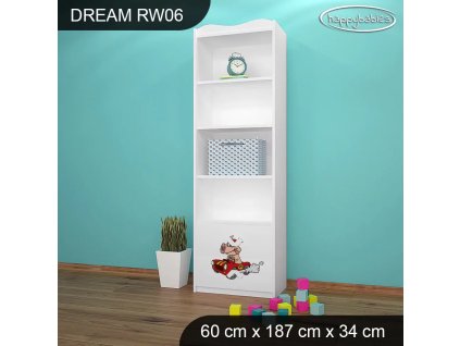 Regál Dream RW06 - závodníci (Barva bílá)
