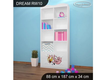 Regál Dream RW10 - farma (Barva bílá)
