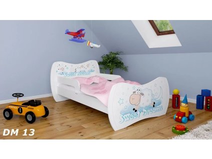 Dětská postel Dream - ovečka (Velikost spací plochy 140x70, Šuplík NE)