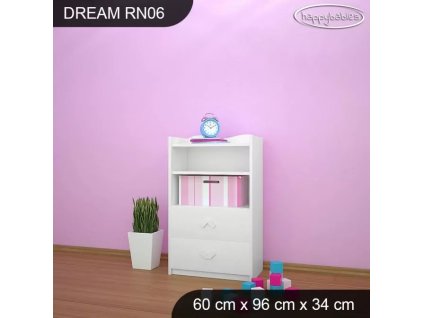 Regál Dream RN06 - bez motivu (Barva bílá)