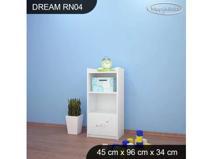 Regál Dream RN04 - víla s koníkem (Barva bílá)