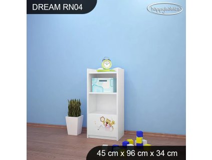 Regál Dream RN04 - zvířecí kapela (Barva bílá)