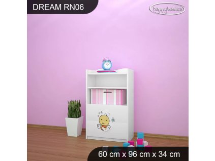 Regál Dream RN06 -  včelka (Barva bílá)