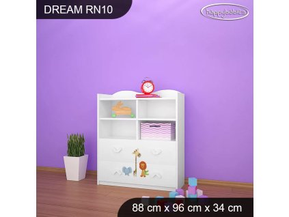 Regál Dream RN10 - safari (Barva bílá)