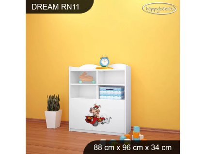 Regál Dream RN11 -  závodníci (Barva bílá)