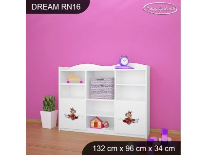Regál Dream RN16 -  závodníci (Barva bílá)