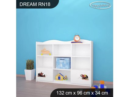 Regál Dream RN18 -  formule (Barva bílá)