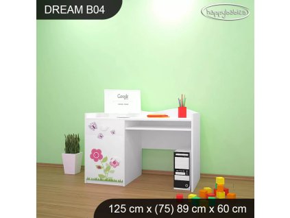 Psací stůl Dream B04 - beruška (Barva bílá)