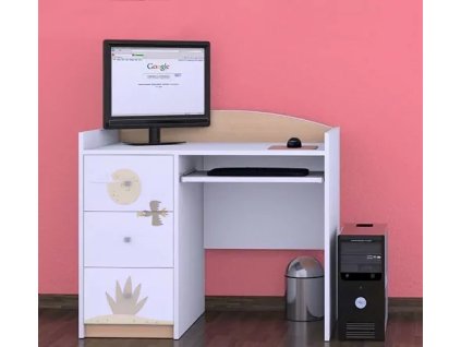 Psací stůl Happy B10 - poušť (Barva bílá)