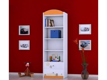 Regál Happy RW06 - poušť (Barva bílá)