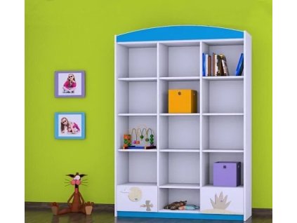 Regál Happy RW18 - poušť (Barva bílá)