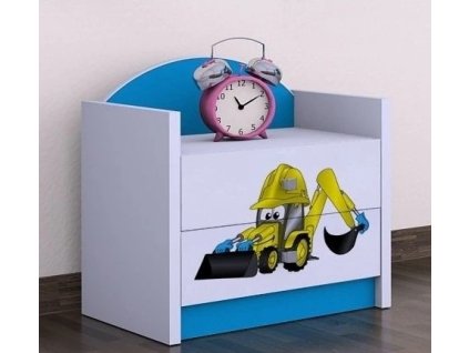 111631 4 nocni stolek happy bagr