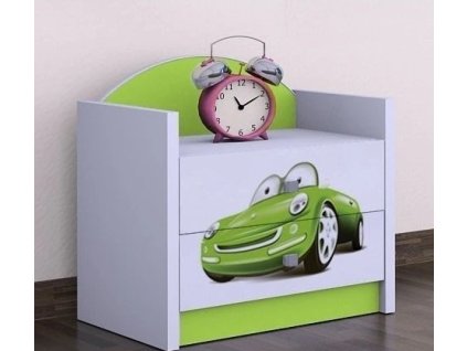 111778 7 szafka nocna happy szn 01 zielone auto 8