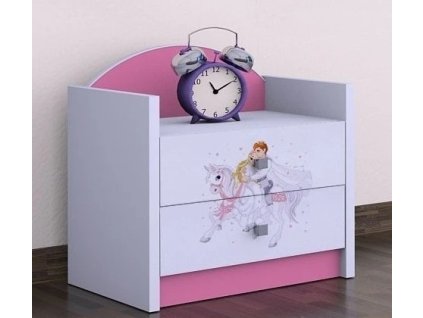 111637 6 nocni stolek happy princ na bilem koni