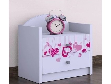 111610 nocni stolek happy padajici srdce