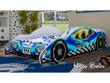 lozko dzieciece zenith 160 80 niebieskie