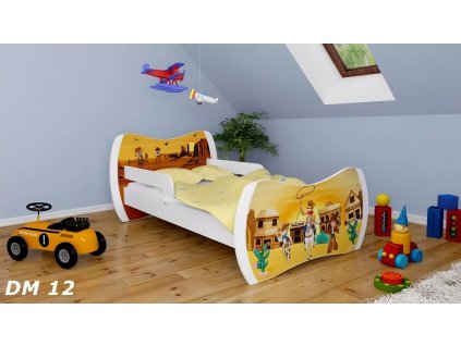 Dětská postel Dream - kovboj (Velikost spací plochy 140x70, Šuplík NE)