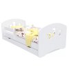 Dětská postel Happy Design - kočičky (Barva bílá, Velikost spací plochy 140x70)