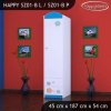Skříň Happy SZ01 - kočička s květinou (Barva bílá, Otevírání dvířek pravé, Vnitřek skříně šatní tyč)