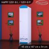 Skříň Happy SZ01 - loď (Barva bílá, Otevírání dvířek pravé, Vnitřek skříně šatní tyč)