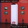 Skříň Happy SZ01 - hasičské auto (Barva bílá, Otevírání dvířek pravé, Vnitřek skříně šatní tyč)