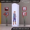 Skříň Happy SZ02 - princ a princezna (Barva bílá, Otevírání dvířek pravé, Vnitřek skříně šatní tyč)