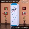Skříň Happy SZ04 - letadlo (Barva bílá, Otevírání dvířek pravé, Vnitřek skříně šatní tyč)