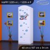 Skříň Happy SZ05 - letadlo (Barva bílá, Otevírání dvířek pravé, Vnitřek skříně šatní tyč)
