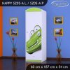 Skříň Happy SZ05 - zelené auto (Barva bílá, Otevírání dvířek pravé, Vnitřek skříně šatní tyč)