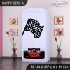 Skříň Happy SZ06 - ferrari (Barva bílá, Vnitřek skříně šatní tyč)