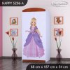 Skříň Happy SZ06 - princ a princezna (Barva bílá, Vnitřek skříně šatní tyč)