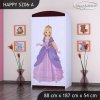 Skříň Happy SZ06 - princ a princezna (Barva bílá, Vnitřek skříně šatní tyč)