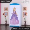 Skříň Happy SZ06 - princ a princezna (Barva bílá, Vnitřek skříně šatní tyč)