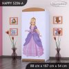 Skříň Happy SZ06 - princ a princezna (Barva bílá, Vnitřek skříně šatní tyč)