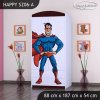 Skříň Happy SZ06 - superman (Barva bílá, Vnitřek skříně šatní tyč)
