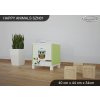 Noční stolek Animals SZN01 - AM01 (Barva bílá)