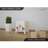 Noční stolek Animals SZN01 - AM06 (Barva bílá)