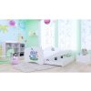 Dětská postel Happy pro dvě děti - sloník (Barva bílá, Velikost spací plochy 160x80, Krátká zábrana ne)