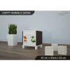 Noční stolek Animals SZN02 - AM10 (Barva bílá)