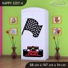 Skříň Happy SZ07 - ferrari (Barva bílá, Vnitřek skříně šatní tyč)