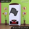 Skříň Happy SZ07 - ferrari (Barva bílá, Vnitřek skříně šatní tyč)