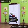 Skříň Happy SZ07 - policie (Barva bílá, Vnitřek skříně šatní tyč)