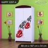 Skříň Happy SZ07 - závod F1 (Barva bílá, Vnitřek skříně šatní tyč)